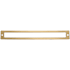 Top Knobs Hollin 8-13/16 Inch Center to Center Pull Backplate from the Lynwood Series Honey Bronze