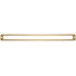 Top Knobs Hollin 12 Inch Center to Center Pull Backplate from the Lynwood Series Honey Bronze