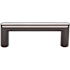Top Knobs Kinney 3 Inch Center to Center Handle Cabinet Pull from the Lynwood Series Ash Gray