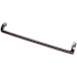 Top Knobs Kentfield 12 Inch Center to Center Handle Cabinet Pull from the Lynwood Series Ash Gray