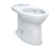 TOTO Drake Elongated Universal Height Toilet Bowl Only with CeFiONtect - Less Seat, 10 Inch Rough-In Cotton