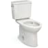 TOTO Drake 1.6 GPF Two Piece Elongated Chair Height Toilet with Left Hand Lever Colonial White