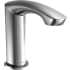 TOTO GM ECOPOWER 0.5 GPM Single Hole Touchless Bathroom Faucet with Thermostatic Mixing Valve and 10 Second On-Demand Flow Polished Chrome
