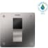 TOTO ECO POWER 1 GPF Electronic Wall Mounted Toilet Flushometer for 1-1/2" Rear Spud Stainless Steel