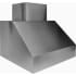 Trade-Wind S7200 Series 60 Inch Wide Outdoor Wall Mounted Range Hood with Baffle Filters and Knob Controls Stainless Steel