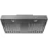 Trade-Wind VSL400 Series 600 CFM 36 Inch Wide Range Hood Insert with 3 Fan Speeds and Baffle Filters Stainless Steel