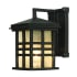 Trans Globe Lighting Mission Style 10" Tall Single Light Outdoor Square Wall Sconce from the Outdoor Collection Black