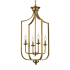 Trans Globe Lighting Hillcrest 4 Light 16" Wide Pendant Antique Gold