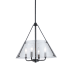 Trans Globe Lighting Alivia 4 Light 18" Wide Taper Candle Pendant Black