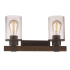 Trans Globe Lighting Siesta 2 Light 15" Wide Bathroom Vanity Light Rubbed Oil Bronze