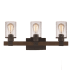 Trans Globe Lighting Siesta 3 Light 23" Wide Bathroom Vanity Light Rubbed Oil Bronze