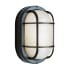 Trans Globe Lighting 6.5" Width 1 Light Flush Mount Bulkhead Outdoor Wall Sconce Black
