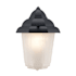 Trans Globe Lighting Single Light Down Lighting Small Outdoor Wall Sconce from the Outdoor Collection Black