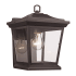 Trans Globe Lighting Turlock 15" Tall Outdoor Wall Sconce Black