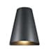 Trans Globe Lighting Sidewell 6" Tall Outdoor Wall Sconce Matte Black
