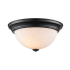 Trans Globe Lighting Mod Pod 12" Wide Flush Mount Bowl Ceiling Fixture Black