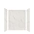 Transolid Expressions 60" W x 36" D x 72" H Three Panel Shower Wall Kit Bianca