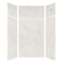 Transolid Expressions 48" W x 48" D x 96" H Six Panel Shower Wall Kit Bianca