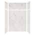 Transolid Expressions 60" W x 36" D x 96" H Six Panel Shower Wall Kit Bianca