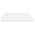 Transolid FL-Series 48" x 32" Rectangular Shower Base with Single Threshold and Left Drain White