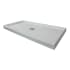 Transolid FL-Series 60" x 34" Rectangular Shower Base with Single Threshold and Center Drain Grey