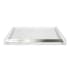 Transolid 61-1/2" x 31-1/2" Rectangular Shower Base with Single Threshold and Center Drain White