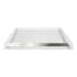 Transolid 61-1/2" x 35-1/2" Rectangular Shower Base with Single Threshold and Center Drain White