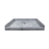 Transolid Ready Tile 49" x 40-1/2" Rectangular Shower Base with Single Threshold and Center Drain Dark Grey