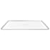 Transolid Trimslate 60" x 39-3/8" Rectangular Shower Base with Center Drain White