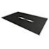 Transolid 70-7/8" x 41-1/2" Rectangular Shower Base with Center Drain Black