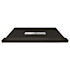 Transolid 70-7/8" x 48-1/2" Rectangular Shower Base with Single Threshold and Center Drain Black