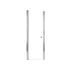 Transolid Lyna 70" High x 24" Wide Pivot Frameless Shower Door with Clear Glass Polished Chrome