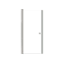 Transolid Lyna 70" High x 31" Wide Pivot Frameless Shower Door with Clear Glass Brushed Stainless