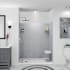 Transolid Lusso 72" H x 60" W x 60" D Three Wall Alcove Shower Walls Bellanca