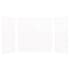 Transolid SaraMar 60" W x 36" D x 60" H Three Panel Shower Wall Kit White Subway Tile
