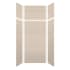 Transolid SaraMar 36" W x 36" D x 96" H Six Panel Shower Wall Kit Cashew Subway Tile