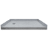 Transolid Ready-to-Tile 60" x 32" Rectangular Shower Base with Single Threshold and Left Drain Dark Grey