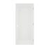 Trimlite 18" x 80" 1 Panel Primed Prehung Interior Colonial Left Passage Door with Brushed Chrome Hinges and 7-1/4" Door Jamb Unfinished