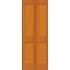 Trimlite 24 Inch by 79 Inch Flat 2-Panel Shaker Interior Bifold Door with Installation Hardware Douglas Fir