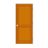 Trimlite 24" by 80" 2-Panel Shaker Left Handed Interior Prehung Passage Door with Oil Rubbed Bronze Hinges and 4-9/16" Door Jamb Douglas Fir