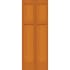 Trimlite 24 Inch by 79 Inch Flat 3-Panel Mission Shaker Interior Bifold Door with Installation Hardware Douglas Fir
