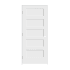 Trimlite 24" by 80" Shaker 5-Panel Right Handed Interior Pre-Hung Passage Door with Satin Nickel Hinges and 4-9/16" Door Jamb Primed
