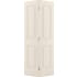 Trimlite 24" x 80" Primed 2-Panel Carrera Molded Hollow Core Bifold Door and Hardware Primed