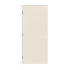 Trimlite 24" x 84" Primed Hardboard Hollow Core Flush 4-9/16" Jamb Right Hand Prehung Door with Black Hinges Primed