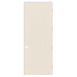 Trimlite 24" x 96" Primed Hardboard Hollow Core Flush 7-1/4" Jamb Left Hand Prehung Door with Satin Nickel Hinges Primed