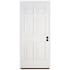 Trimlite Traditional 6 Panel 34" by 80" Left Handed Pre-Hung Exterior Entry Door with 6-9/16" Door Jamb Primed