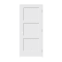 Trimlite 26" by 80" Shaker 3-Panel Left Handed Interior Pre-Hung Passage Door with Brushed Chrome Hinges and 4-9/16" Door Jamb Primed