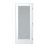 Trimlite 28" by 80" 1 Frosted Glass Lite Left Handed Ovolo Edge Interior French Door with Oil Rubbed Bronze Hinges and 4-9/16" Door Jamb Primed