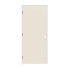 Trimlite 28" x 80" Primed Hardboard Hollow Core Flush 4-9/16" Jamb Right Hand Prehung Door with Oil Rubbed Bronze Hinges Primed