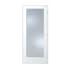 Trimlite 28" by 84" 1 Clear Glass Lite Left Handed Ovolo Edge Interior French Door with Satin Nickel Hinges and 4-9/16" Door Jamb Primed